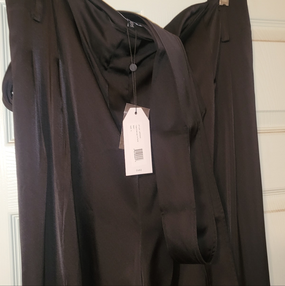 Universal Standard Tresa Wide Leg Tie Pants